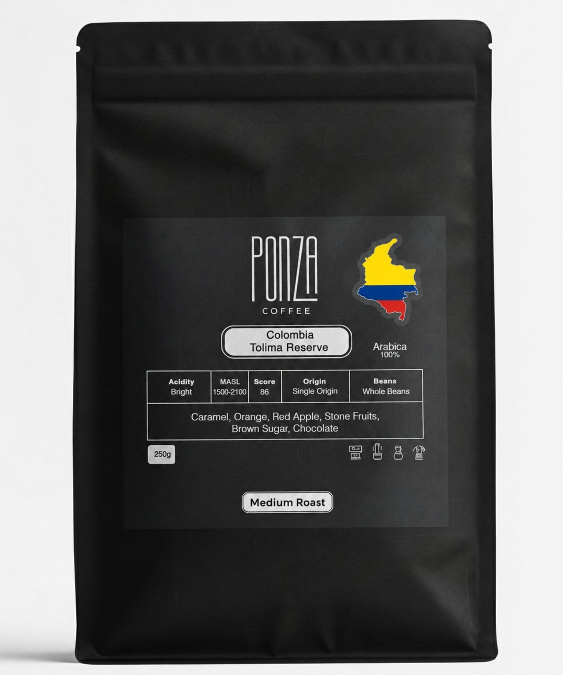 Tolima – Coffee Beans Colombia 250G